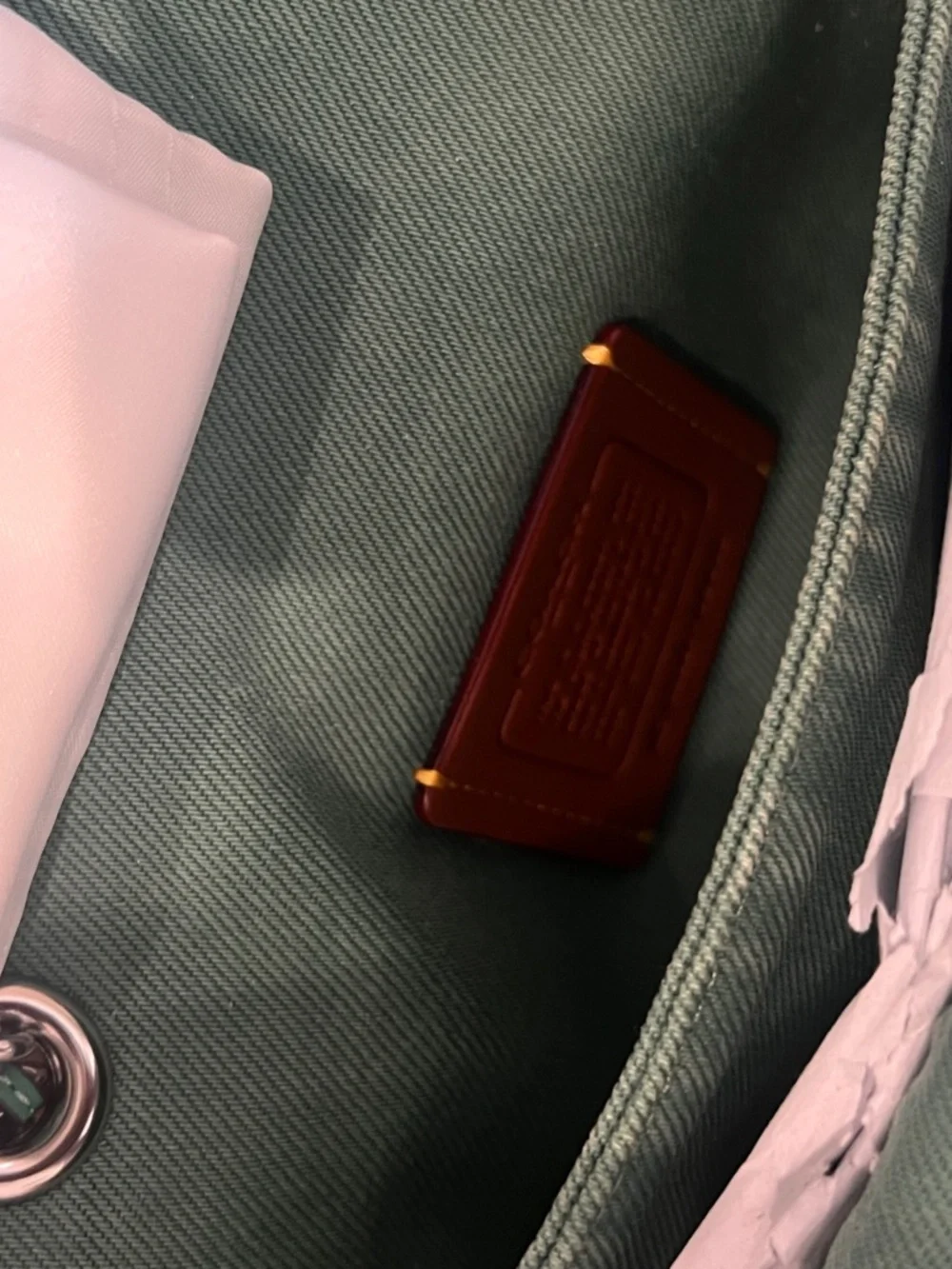 Coach Denim Tabby size 20 - Picture 3 of 5